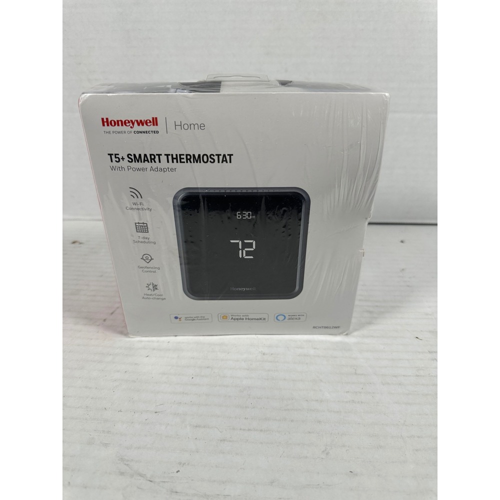 Honeywell Home T5+ Smart Thermostat Wi-Fi Black RCHT8612WF‎ Apple HomeKit Alexa